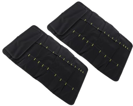 OUNONA 2piezas Bolsa Para Guardar Cuchillos De Chef Bolsa Enrollable Portátil Para Cubiertos Para Transporte y Uso Exterior