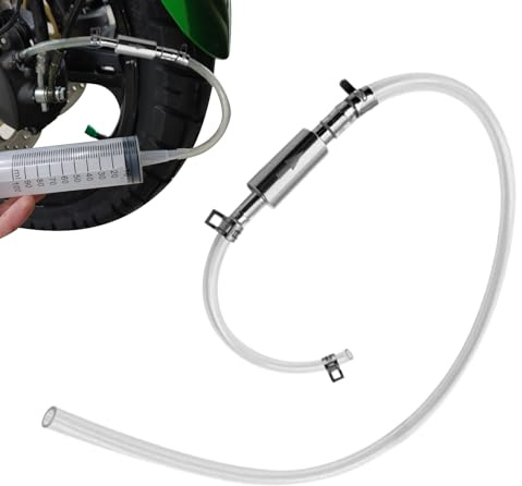 Motorrad Entlüftungsset, Bremsenentlüftungsgerät Motorrad Bremsöl Entlüftungsset Für Motorräder Roller Quads Schlauch Rückschlagventil Set Für