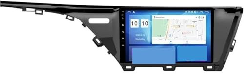 Dispositivo di navigazione per auto Autoradio con schermo touchscreen da 9 pollici, navigazione GPS multimediale, supporto Bluetooth 4G Wi-Fi(8 Core 4G+Wifi 8G+128G)