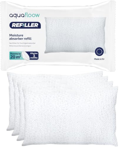 Aquafloow Dehumidifier Refill Bags 250 g Pack of 4