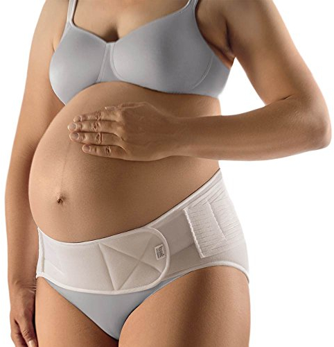 Bort Rückenbandage für Schwangere Lendenwirbel Entlastung Bauch Unterstützung, Gr. 0