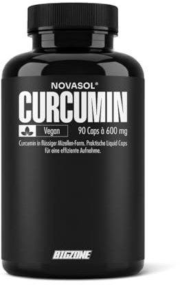 Big-Zone Curcumin Curcuma (gurkmeja) NovaSol® Curcumin Made in Germany | 90 flytande kapslar