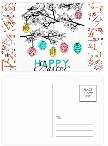 Postkarten-Set mit Grußkarte, MotivHappy Ostern Religion, 20 Stück