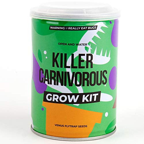 Gift Republic GR850005 Grow Your Own Killer Canivorous Plants Grow Kits, Pack of 1