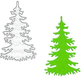 Stanzenshop Stanzschablone: Einzelner Tannenbaum - Setze festliche Akzente mit dieser präzisen, robusten und langlebigen DIY-Baumform, ideal für Kreativprojekte.