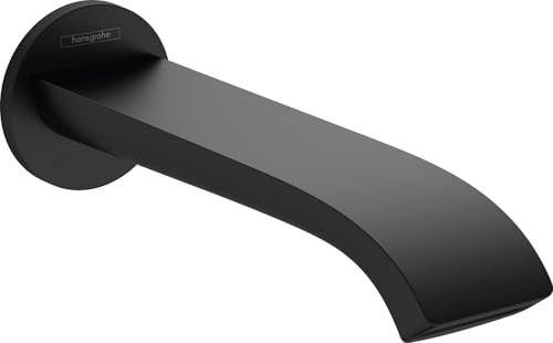 hansgrohe Wanneneinlauf Vivenis, Badewanneneinlauf, Mattschwarz