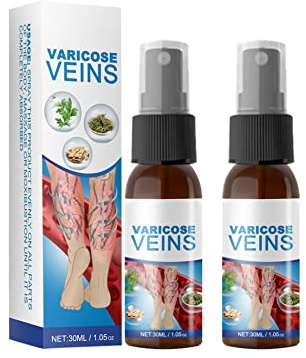 Spray Curativo per Vene Varicose, Spray Miracoloso Anti Varicose Biologico, Spray per Vene Varicose per Gambe, Migliora Laspetto Della Gamba, Trattamento Lenitivo per Le Vene Varicose