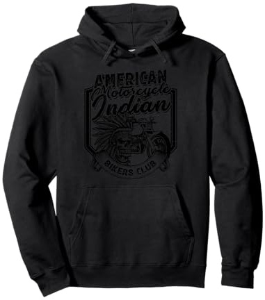 Indischer Biker-Club von American Motorcycle — Indigene Pullover Hoodie