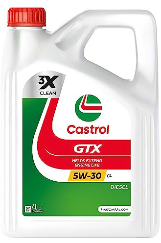 Olio sintetico lubrificante motore auto GTX 5W30 C4 4L Oil