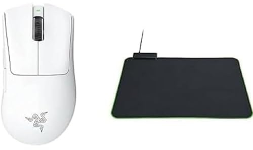 Razer DeathAdder V3 Pro - White + Goliathus Chroma