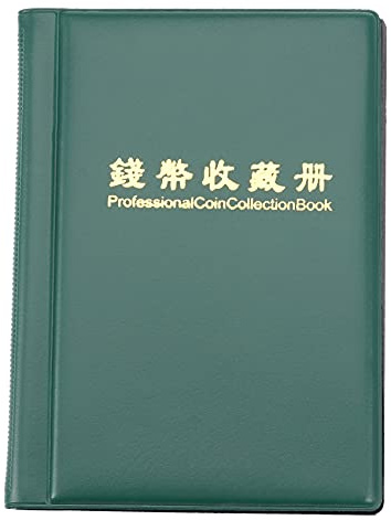 Foemey 120 Coins Money Collection Album Holder Book Portable Penny Storage Pocket Case