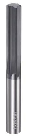 sourcing map Carbide Chucking Reamer 0.317(8.05mm) Dia Straight Flute Straight Shank Machine Reamer Tool for Metal and Lathes CNC Machining Centers, Black