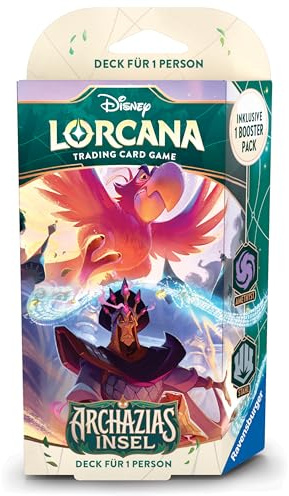 Ravensburger Disney Lorcana Trading Card Game: Archazias Isla - Starter Deck A (Español)