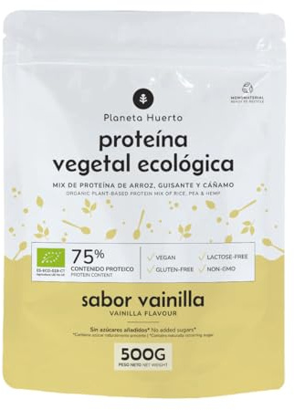 Proteína vegetal Eco 75% vainilla Planeta Huerto 500 g