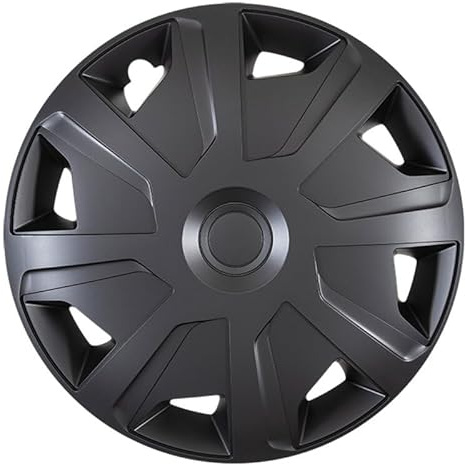 Radkappen Radzierblenden kompatibel mit VW Crafter Mistral Van 16 Zoll Schwarz 4 Stück