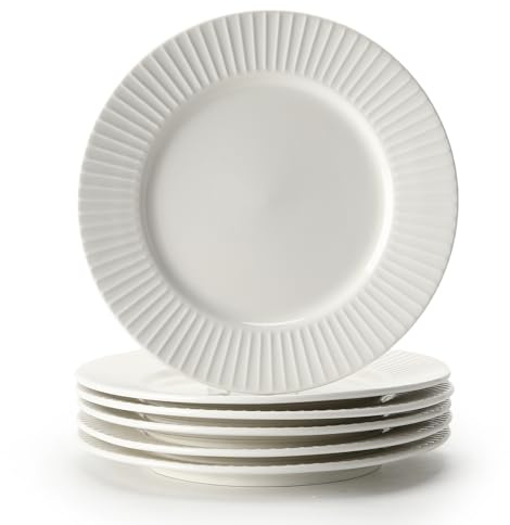 ZPPLD Pastateller 6er Set, Tief Suppenteller Ø 20,5 cm, Tiefe Nudelschalen | 1.5 Cm Hoch,Essteller/Dessertteller,SpüLmaschinenfest,Geschirr für Spülmaschine und Mikrowelle, Pastateller, Frühstücksteller