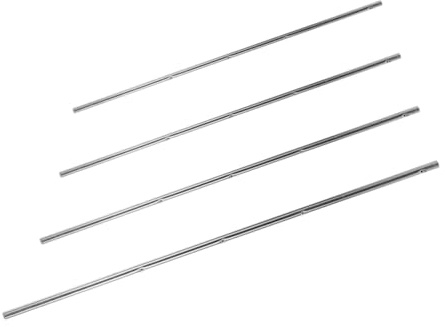 HONITANO 4 pezzi Aste per Calciobalilla Tavolo in Acciaio con Impugnature Ergonomiche Ricambi per Biliardino Tavolo da Calcio Accessori Facili da Montare