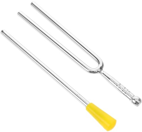ELAYARD Metall Stimmgabel 440 Hz mit Klöppel Standard Resonanzstimmgabel für Violine Gitarre und Klavier Langlebiges Musikinstrumentenzubehör für Musikunterricht und Instrumentenstimmung
