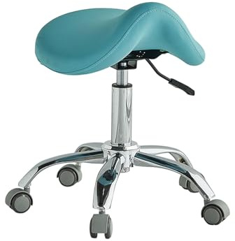 Sadelpall, ergonomisk sadelpall, höjdjusterbar arbetsstol, lämplig for massagesalonger, skönhetssalonger och kontor(Color-1)