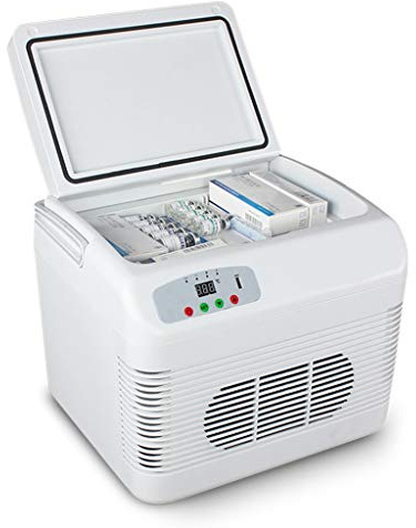 Frigorifero Portatile 12L Mini Fridge Cooler Freezer Farmaci Anti-Insulina Frigorifero Warmer TG Car Home Viaggi Camping Picnic,Enhancededition