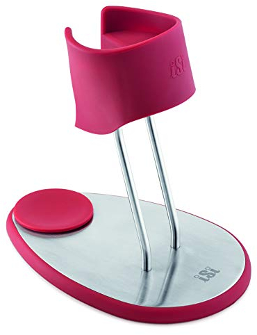 iSi 2725 Whipper Holder, Aus hochwertigem Edelstahl und Silikon, Geeignet für iSi Sahnespender Gourmet Whip, Thermo Whip & Cream Profi Whip, Zubehör für Sahneaufbereiter