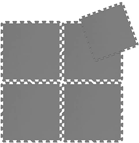 Bestlivings Pool-Bodenschutzmatte (Anthrazit), Unterlegmatte zum Schutz ihres Pools, 8 Stück (50x50x0,4 cm) - 2m² - Robustes Stecksystem