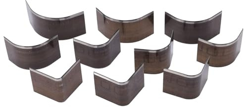 Recortadora de Bordes de Esquina de Cuero, 10 Unidades, Punzón Cortador para Trabajo Manual, Herramientas Artesanales