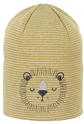 Sterntaler Unisex Kinder Mütze Baby Beanie Mütze Löwe, Gelb, 51