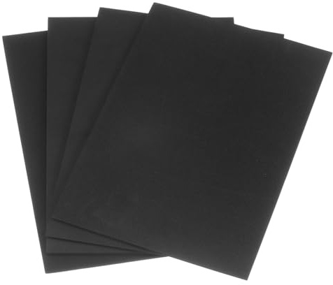 QUARKZMAN 4 Stück Gummi Schwingungsdämpfer Pads 3,18mm dick x 300mm lang Antivibrationsmatte Rechteck Waschmaschinen Unterlage Unterlegplatten Gummiblock für HVAC Kompressor Klimaanlage