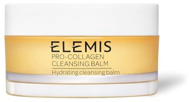 ELEMIS Pro-Collagen Cleansing Balm, 3in1 Melting Facial Cleanser for Deep Cleansing Wash, Infused with 9 Nourishing Essential Oils, Daily Moisturising Makeup Remover for Clean, Glowing Skin, 50gr
