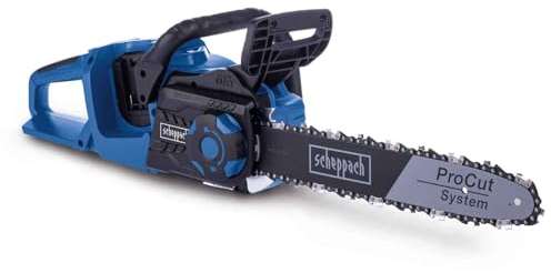 Scheppach Akku-Kettensäge BC-CS355Duo-X 20V Brushless Astsäge | Schnittlänge 33,5cm | Schwertlänge 14 / 35,6cm | Schnittgeschwindigkeit 15m/s | 20V-IXES-Serie | Ohne Akku & Ladegerät