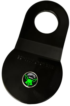 Desert Fox Winch Umlenkrolle für Stahl- & Kunststoffseile bis 10 mm - 8 Tonnen Bruchlast - Forstseilrolle - Riemenscheibe, Seilwindenzubehör