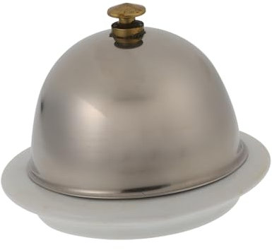 Hoement Stainless Steel Butter Dish and Relish Plate Small Cheese Tray for Snacks Nuts Serving Plate for Western Restaurant Tableware