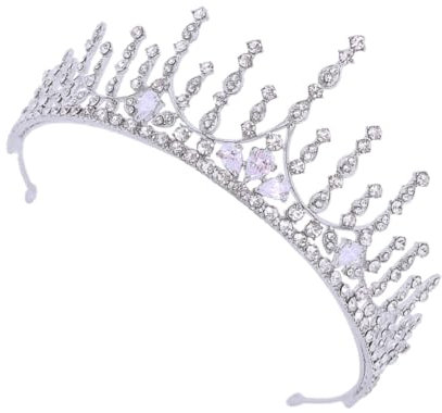 HAPINARY 1stück Glitzernde Kristallkrone Für Braut Retro Hochzeit Haarschmuck Für Partys Kostüme Und Besondere Anlässe Eleganter Kopfschmuck Für Damen Und Mädchen