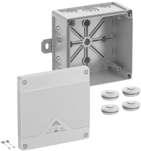Spelsberg 41040101 Abzweigkasten (L x B x H) 152 x 152 x 85 mm Grau IP66, IP67, IP69 1 St.
