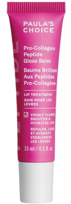 Paula's Choice Pro-Collagen Peptide Gloss Balm - Deeply Hydrates - Anti-Ageing - Plumps & Smooths Lips - Non-sticky with Glossy Finish - Lip Treatment with Shea Butter - All Skin Types - 15 ml