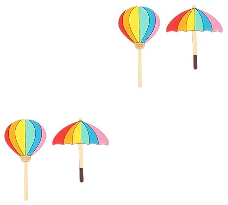 Amosfun 4 pezzi Ganci Magnetici Traceless per Frigorifero e Chiavi e Asciugamani Design Semplice e Resistente Adesione Forte per Cucina Ufficio e Bagno