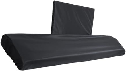 Schutzhülle für Elektronische Klaviertastatur 88 Tasten, Schwarz | Dehnbar und Elastisch, Composite Cloth, Leicht und Abzuziehen, für Schutz vor Staub und Sonne