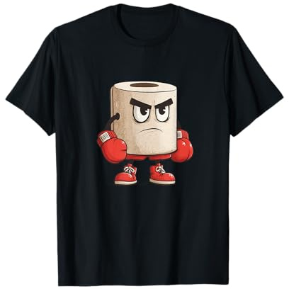 Costume de Papier Toilette résistant avec Gants de Frappe pour Boxer T-Shirt