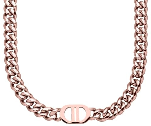 DIAMOND MODE Halskette Gold Damen – 18K vergoldete Goldkette Frauen, wasserfest & extra breit – Edle Chunky Choker Necklace Women, hochwertiger Goldschmuck