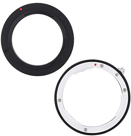 Keenso Adaptador de Inversión de Lente Anillo de Filtro de Lente Trasero Seguro para Monturas F AI Conecte Filtros para Evitar el Polvo para Entusiastas de la Cámara Negro 2.4in (AI-52mm)