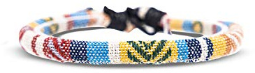 Made by Nami Surfer Fußband Damen & Herren - Boho Ethno Hippie Fußkettchen - Handmade Strand Festival Accessoires - 100% Wasserfest + Verstellbar - 100% Ökologische Baumwolle Rund (Gelb)