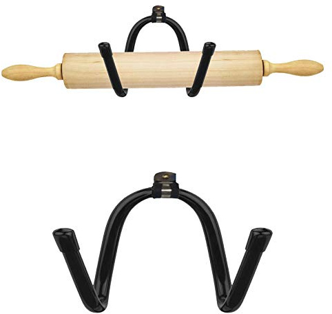 Rolling Pin Holder Rolling Pin Display Rack Rolling Pin Storage Rolling Pin Display Rack - Wall Mount Bottle Storage Organizer - Hardware Included - Rustic Home Decor Colonial Wall Décor - No Rolling