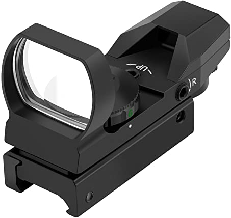 Feyachi RS-29 Red Dot Visier, Rotpunktvisier mit einstellbares taktisch Rot und Grün Fadenkreuz Zielfernrohr für 22mm/20mm Picatinny Schiene