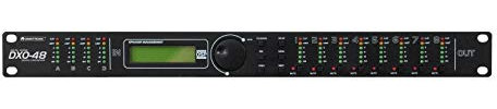 OMNITRONIC DXO-48E Digitaler Controller | Digitale Stereo-Aktiv-Frequenzweiche mit 4 Eingängen und 8 Ausgängen, inkl. Software