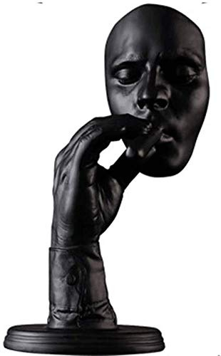 HongLianRiven Sculpture Tabletop Statue Smoker Statue Decoration Character Sculpture Decoration Abstract Art Bookshelf Bar Wine Cabinet Decoration Accessories Figurines Gifts (Color : A)