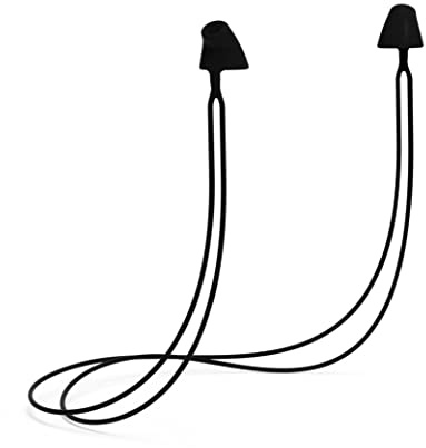 Flare Calmer Secure – Alternative zu Ohrstöpseln – reduziert lästige Geräusche, ohne Geräusche zu blockieren – weiches, wiederverwendbares, flexibles Silikon mit integriertem Umhängeband, Schwarz