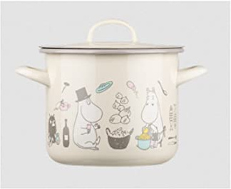 Moomin enamel pot Bon Appétit 2,5L 2,5 L
