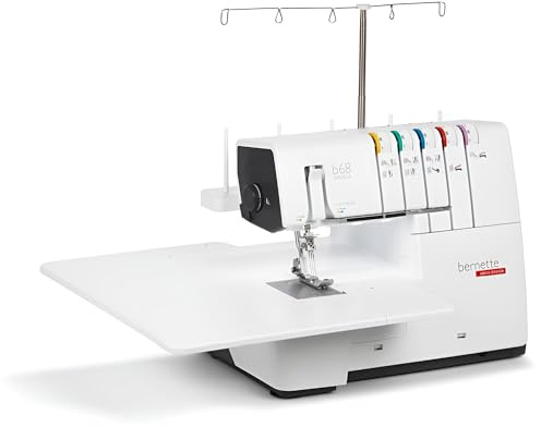 Bernette b68 Overlock und automatische Einfädelung Abdeckstich