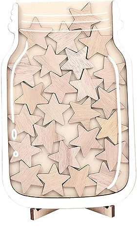 Perfeclan Belohnungsglas mit, Anreizglas, Glas für positives Verhalten, Töpfchenzug-Werkzeug, Belohnungstafel für Jungen und Mädchen, Ornamente,